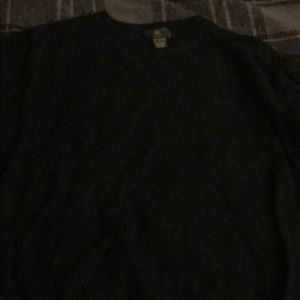 Black cashmere sweater